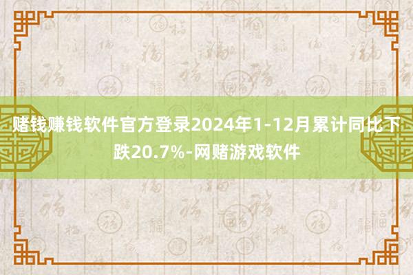 赌钱赚钱软件官方登录2024年1-12月累计同比下跌20.7%-网赌游戏软件