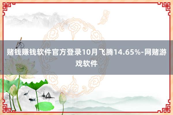 赌钱赚钱软件官方登录10月飞腾14.65%-网赌游戏软件