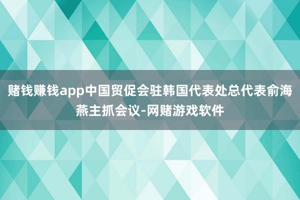 赌钱赚钱app中国贸促会驻韩国代表处总代表俞海燕主抓会议-网赌游戏软件